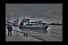 Hafen Hamburg im März