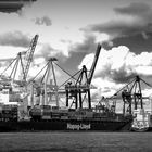 Hafen Hamburg mit der Hapag Lloyd