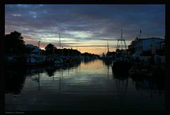 Hafen im Abendlicht