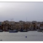 Hafen im Dunst (Valetta) - Panorama