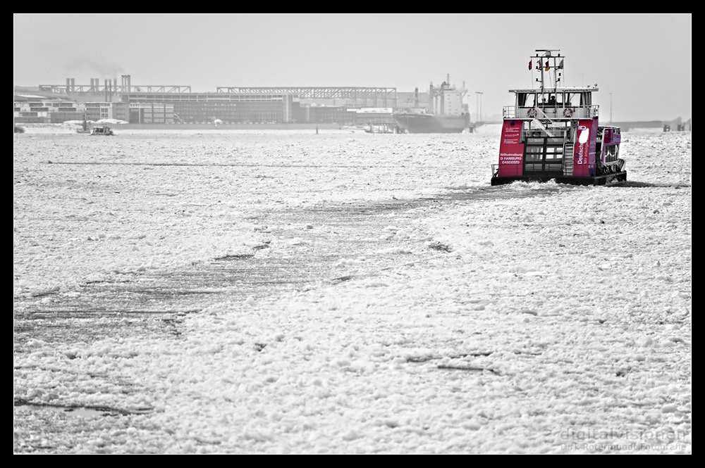 Hafen im Eis - Der Weg durch's Eis