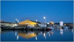 Hafen im Mondschein