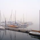 Hafen im Nebel