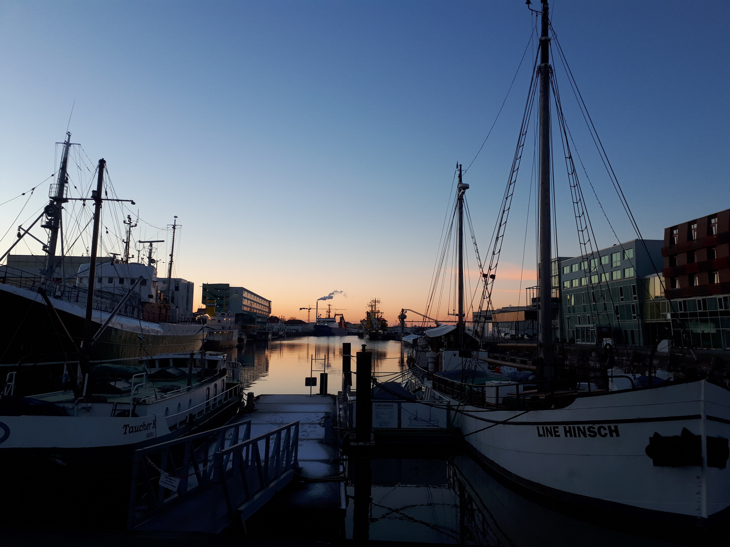 Hafen im November