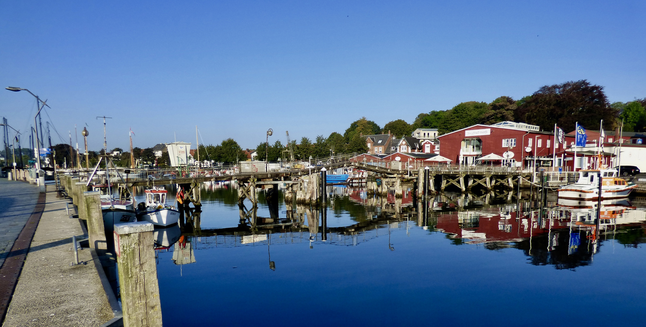 Hafen im Ostseebad Eckernförde