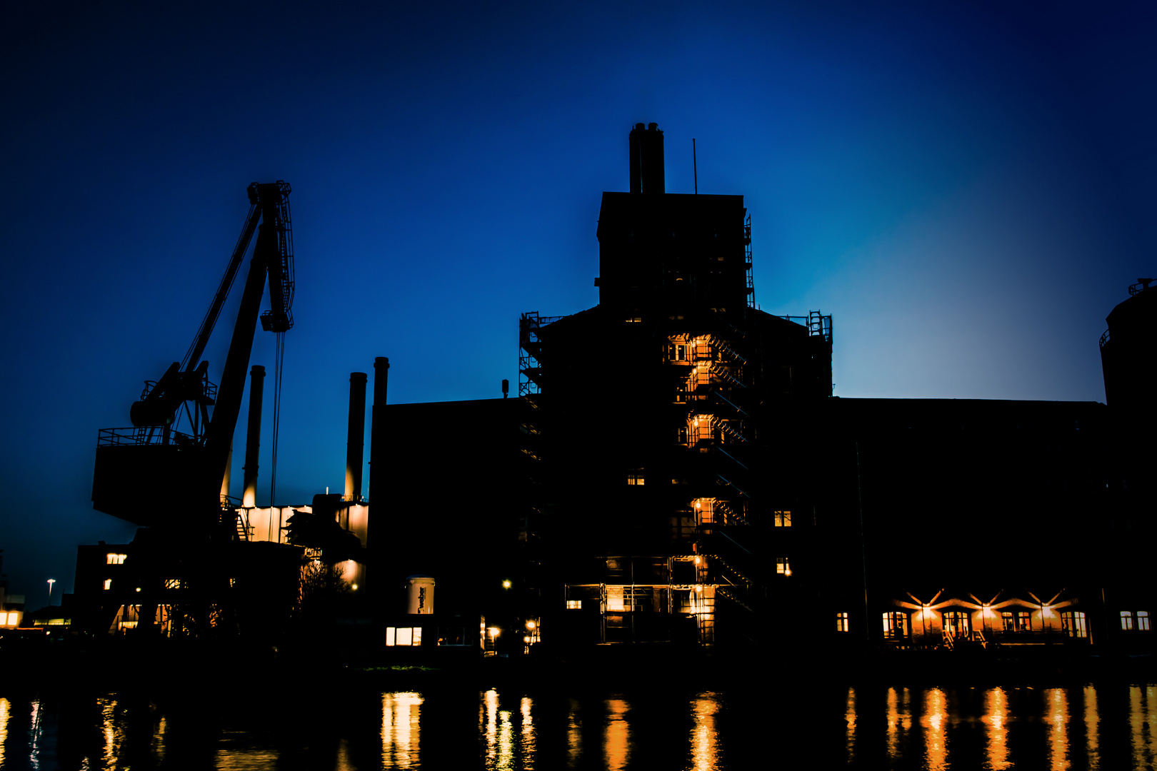 Hafen im Restlicht