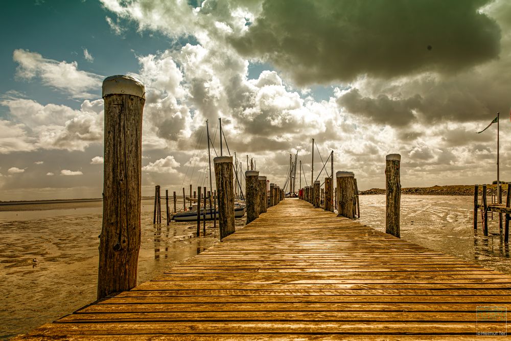 Hafen im Watt