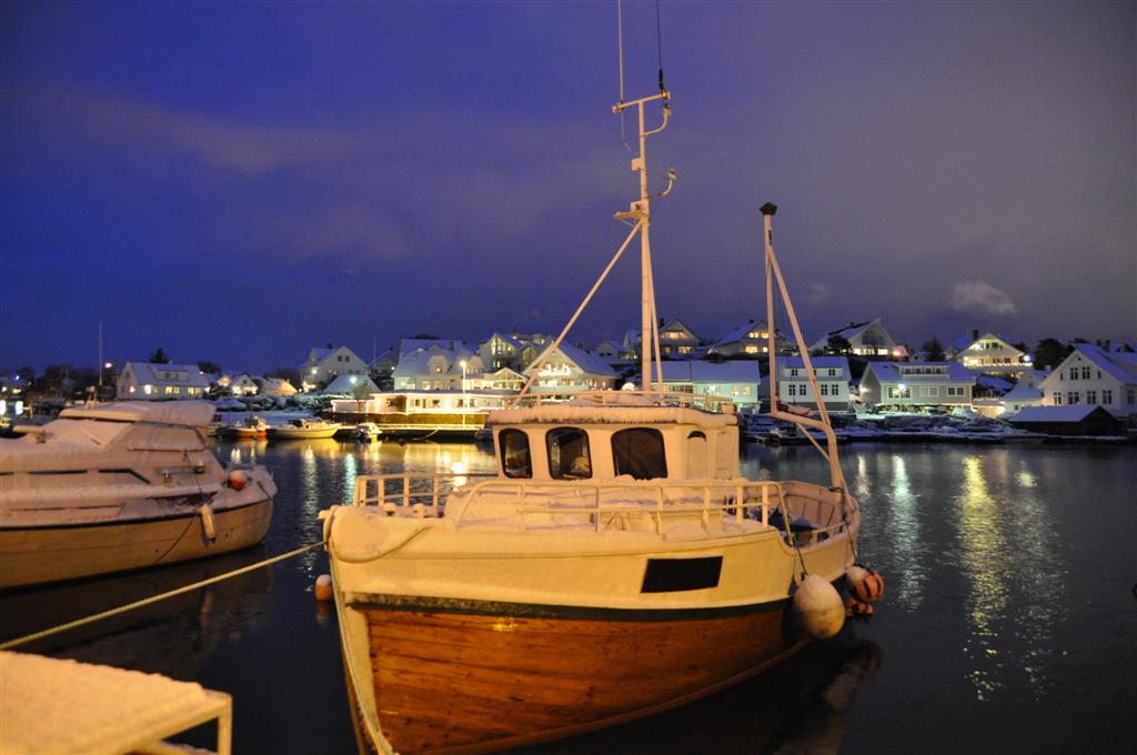 Hafen im Winter 2