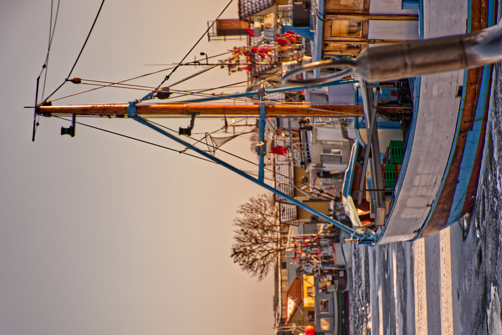 Hafen im Winter