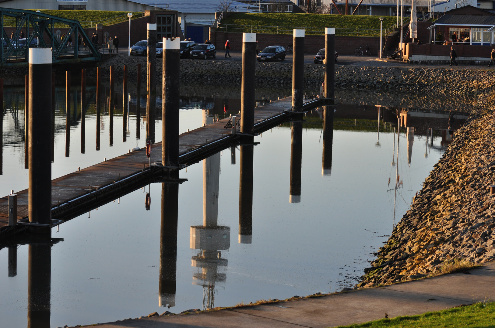 Hafen im Winter