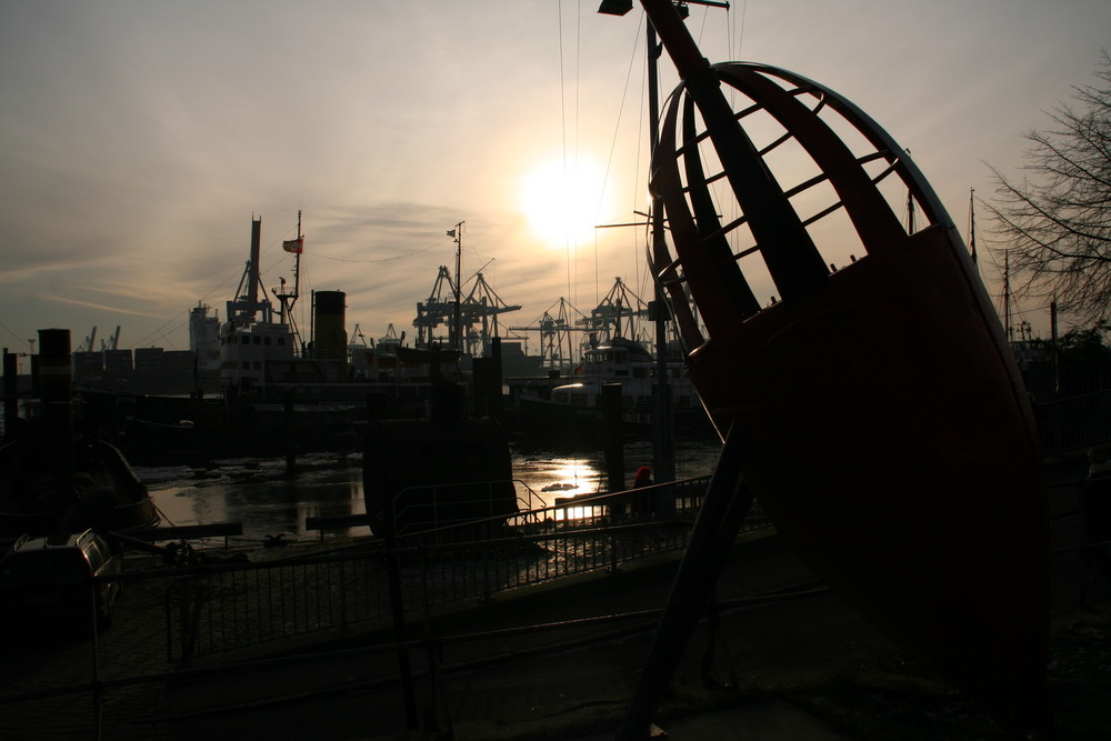 Hafen im Winter