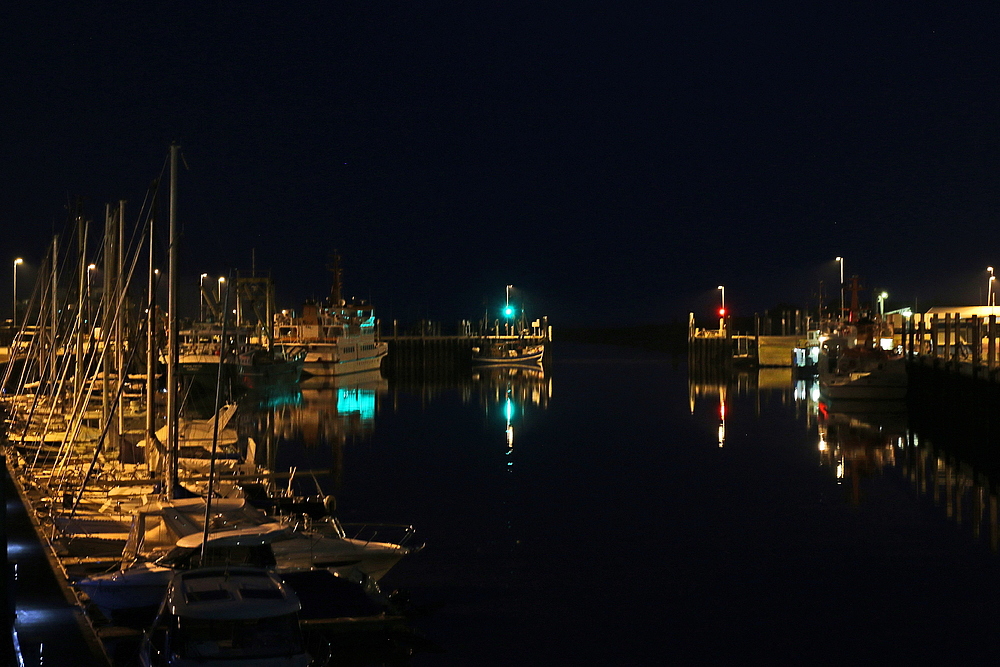 Hafen in Abendstimmung