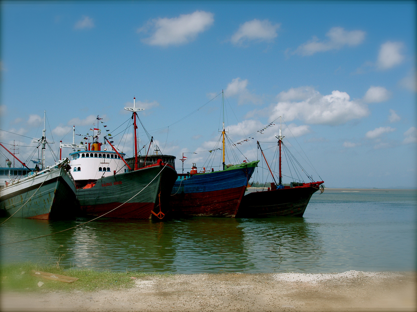 Hafen in Belitung,Indonesien