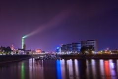 Hafen in Blau