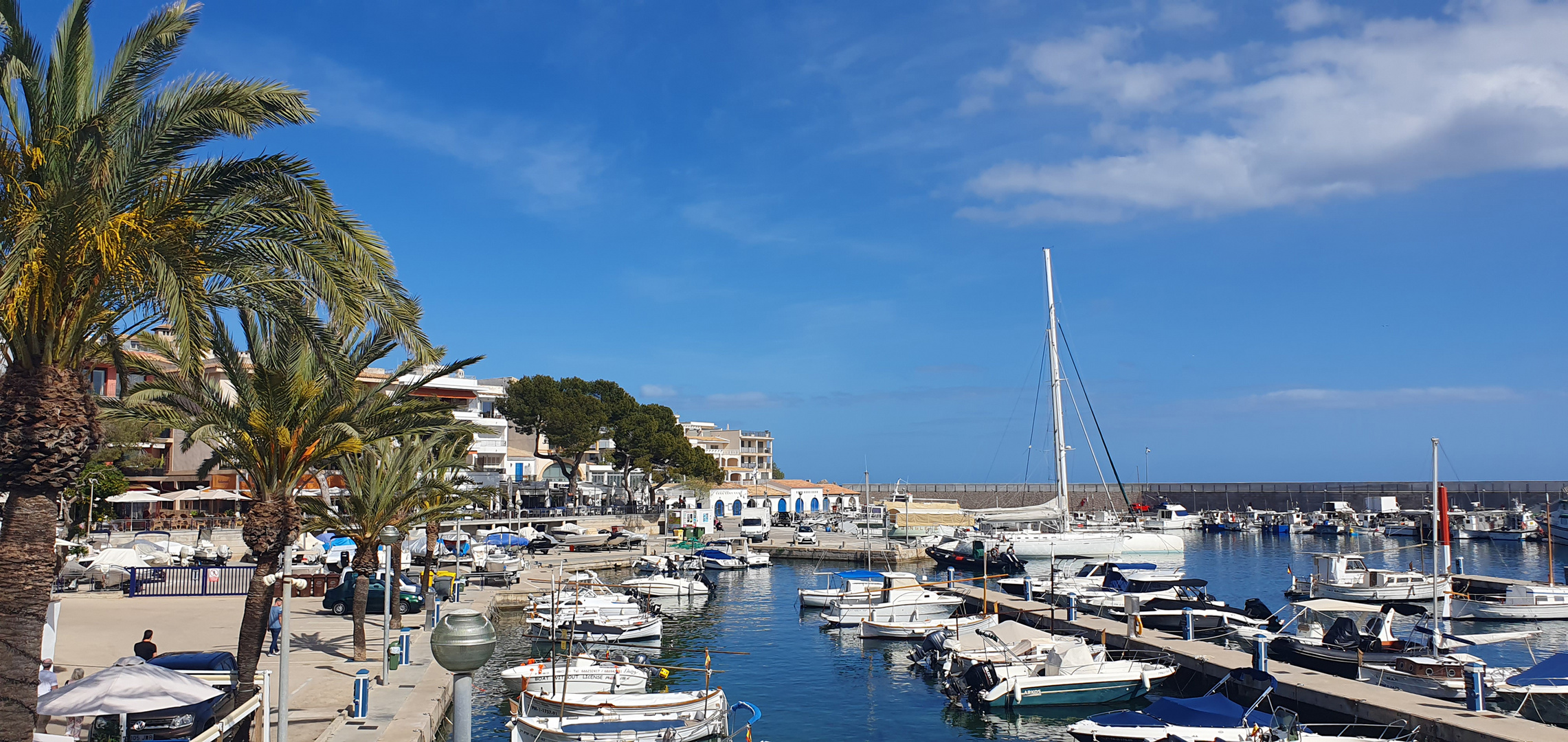 Hafen in Cala Rajada