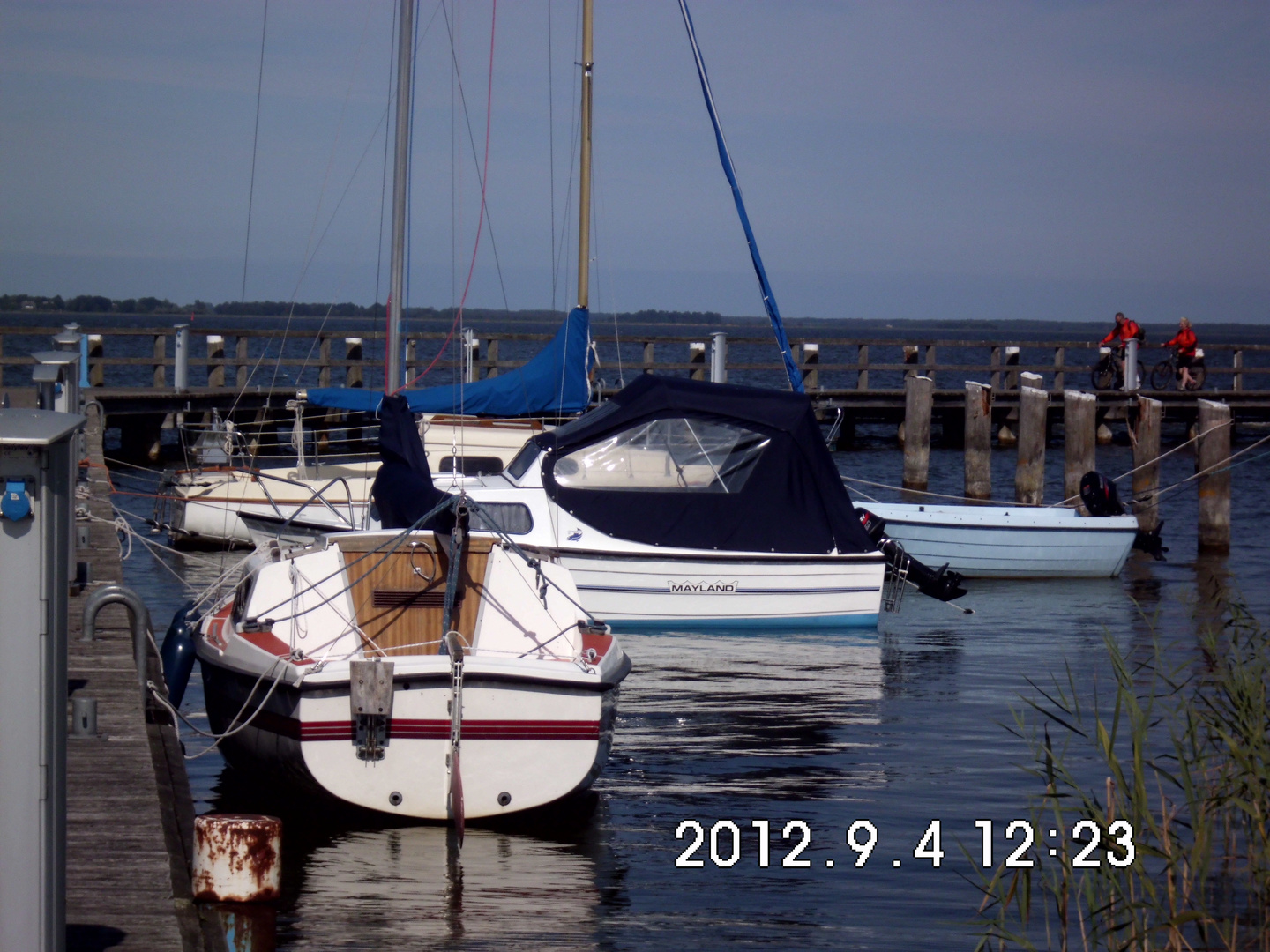 Hafen in den Boddengewässern