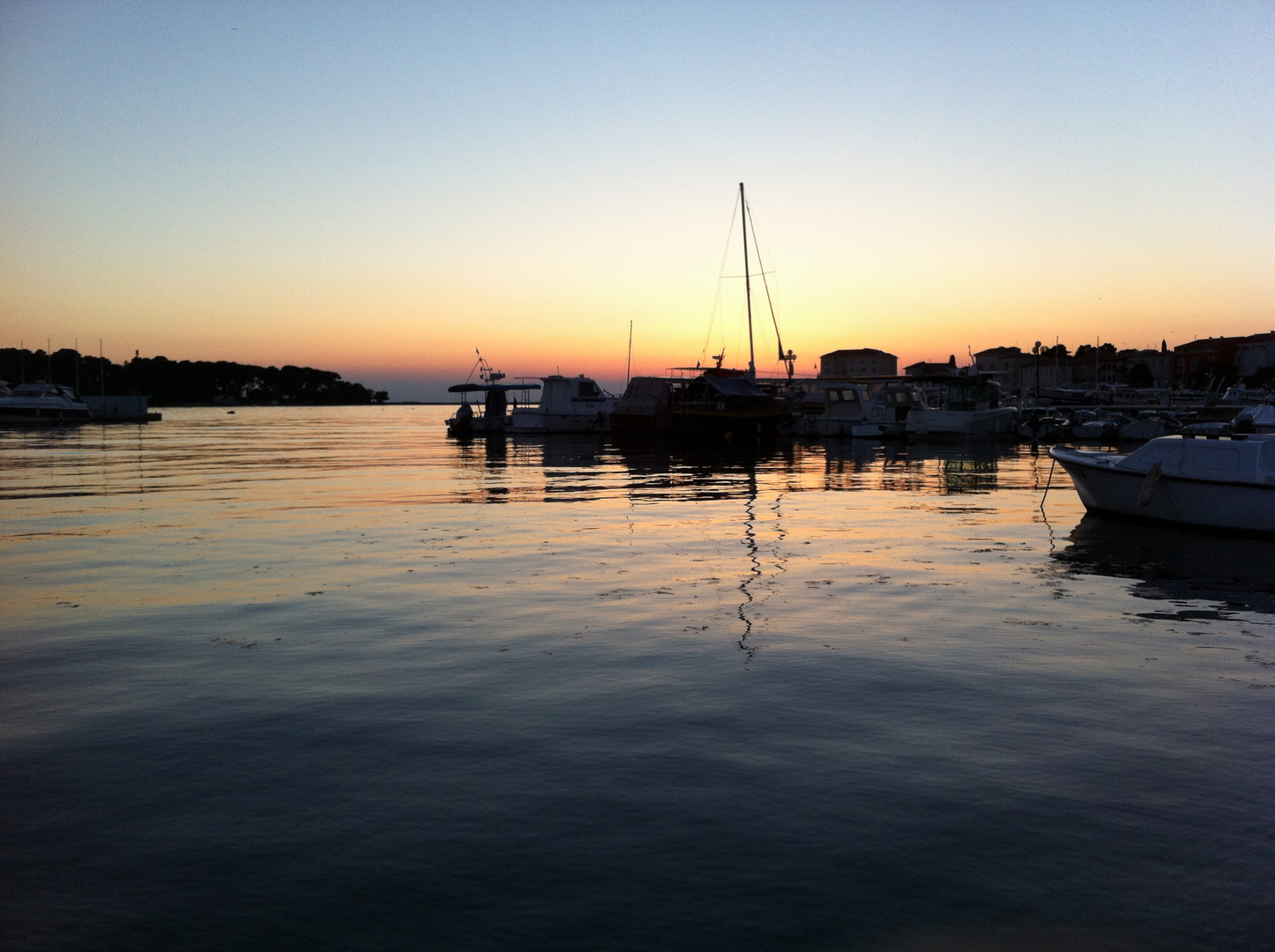 Hafen in der Abendröte