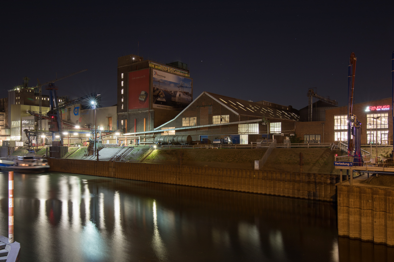 Hafen in der Nacht