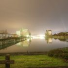 Hafen in der nacht ganz ruhig