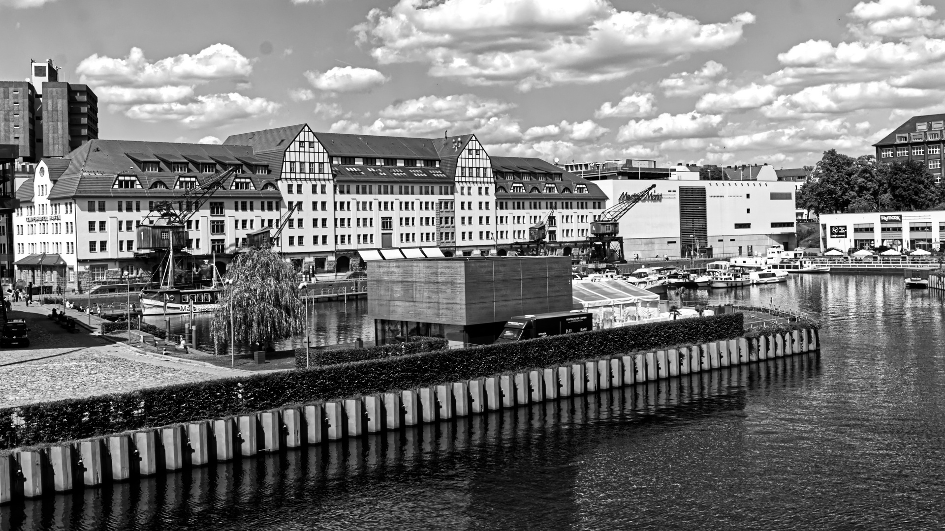 Hafen in der Stadt