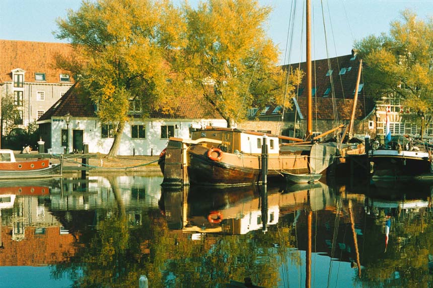 Hafen in die Niederlande