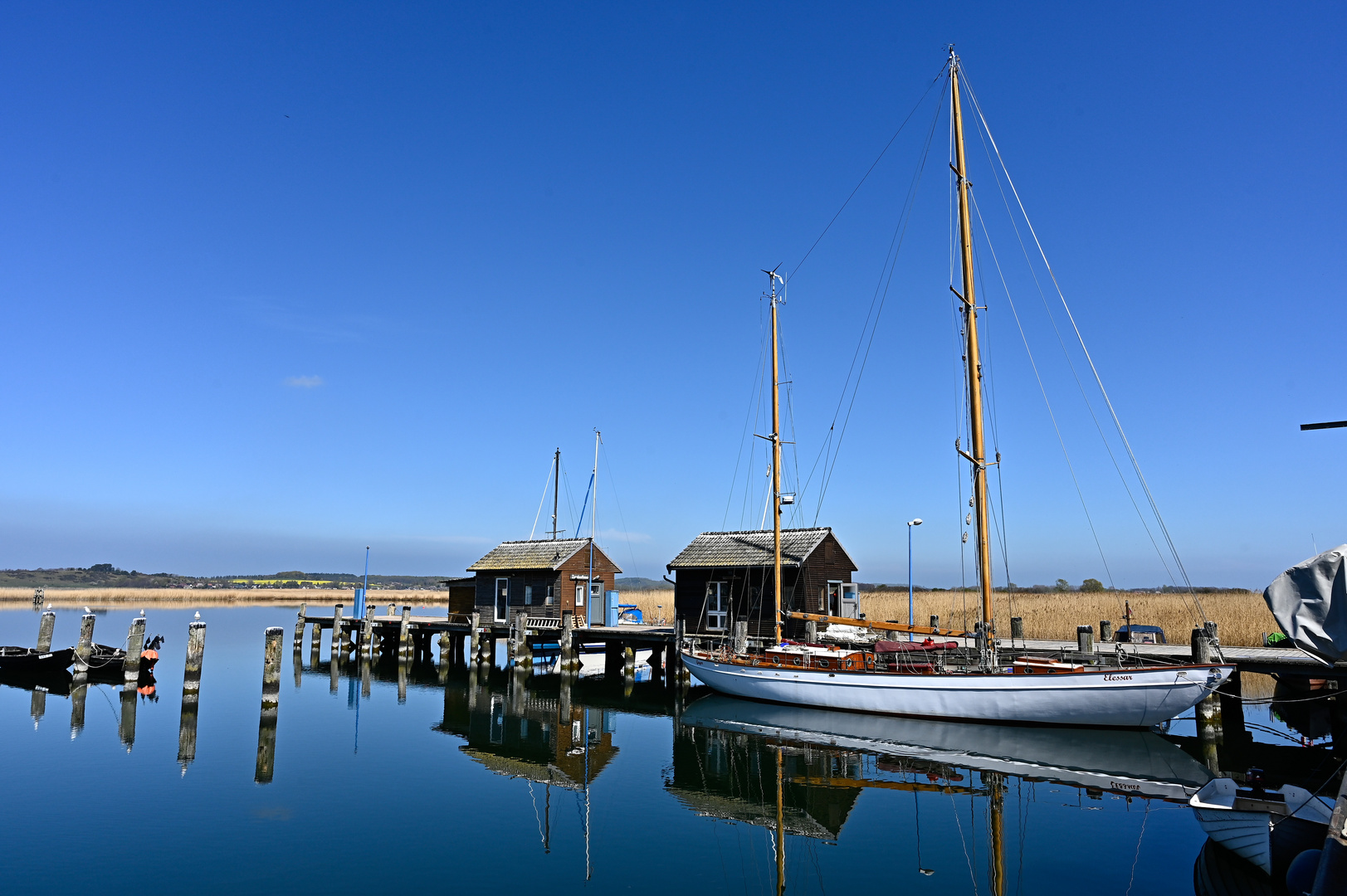 Hafen in Gager auf Rügen