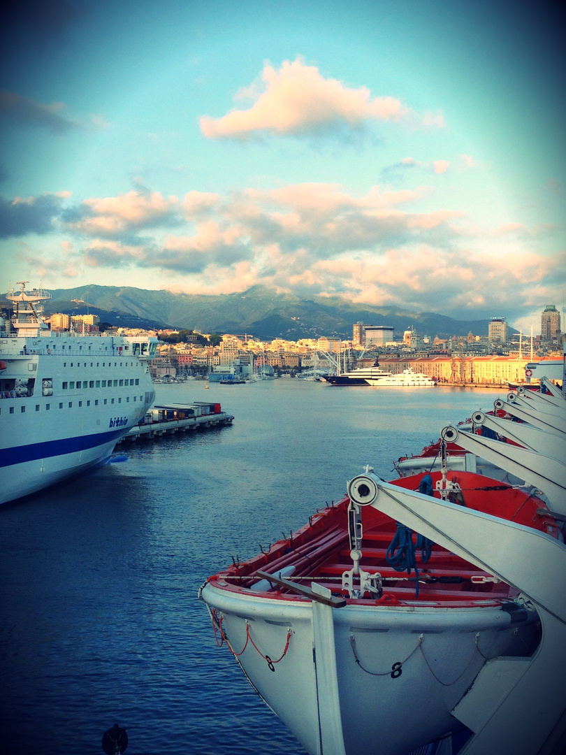 Hafen in Genua