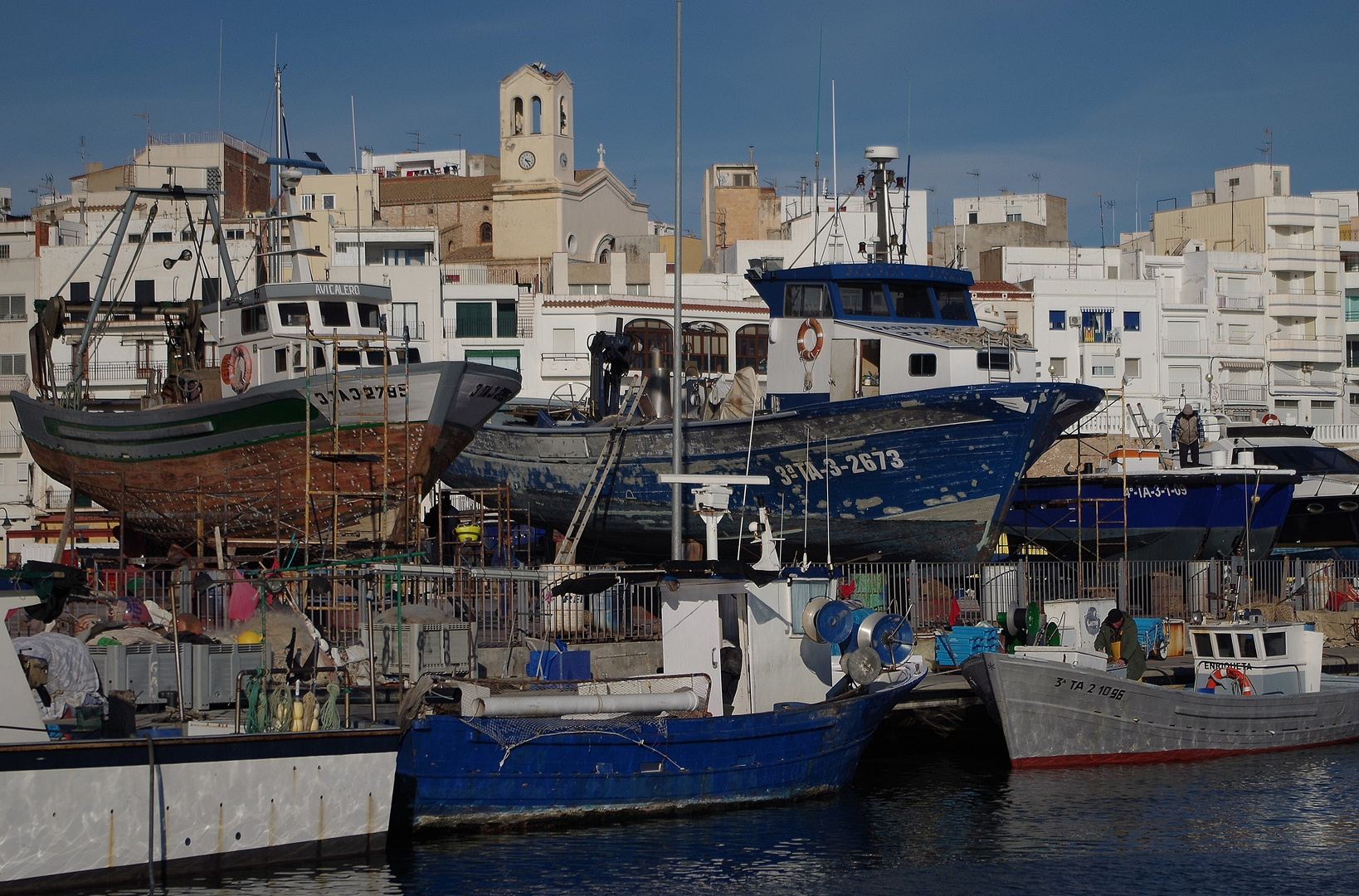 Hafen in L'Ametlla del mar (Provinz Tarragona)