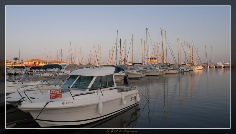 Hafen in Le Lavandou an der Cote Azur