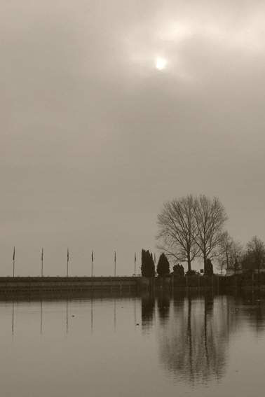 Hafen in Lindau im Herbst