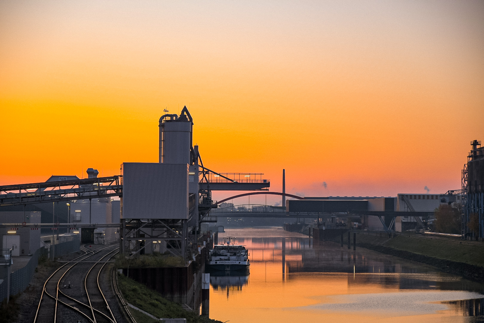 Hafen in Mannheim 