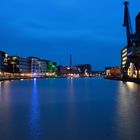 Hafen in Münster (Westfalen) in der blauen Stunde (II)