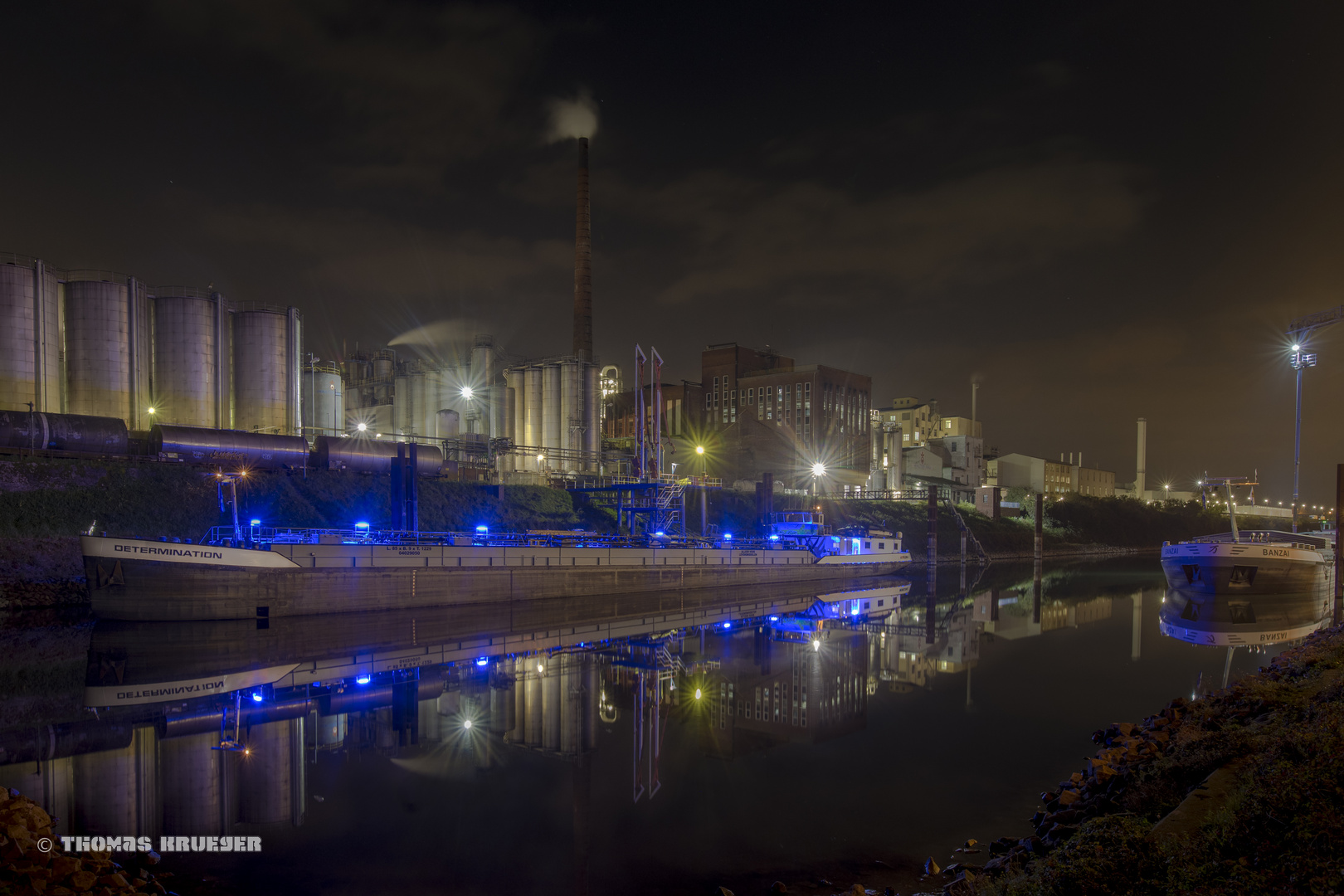 Hafen in Neuss an der Planger Mühle