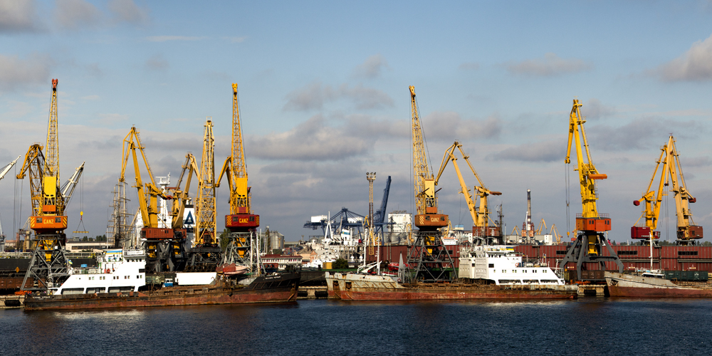 Hafen in Odessa