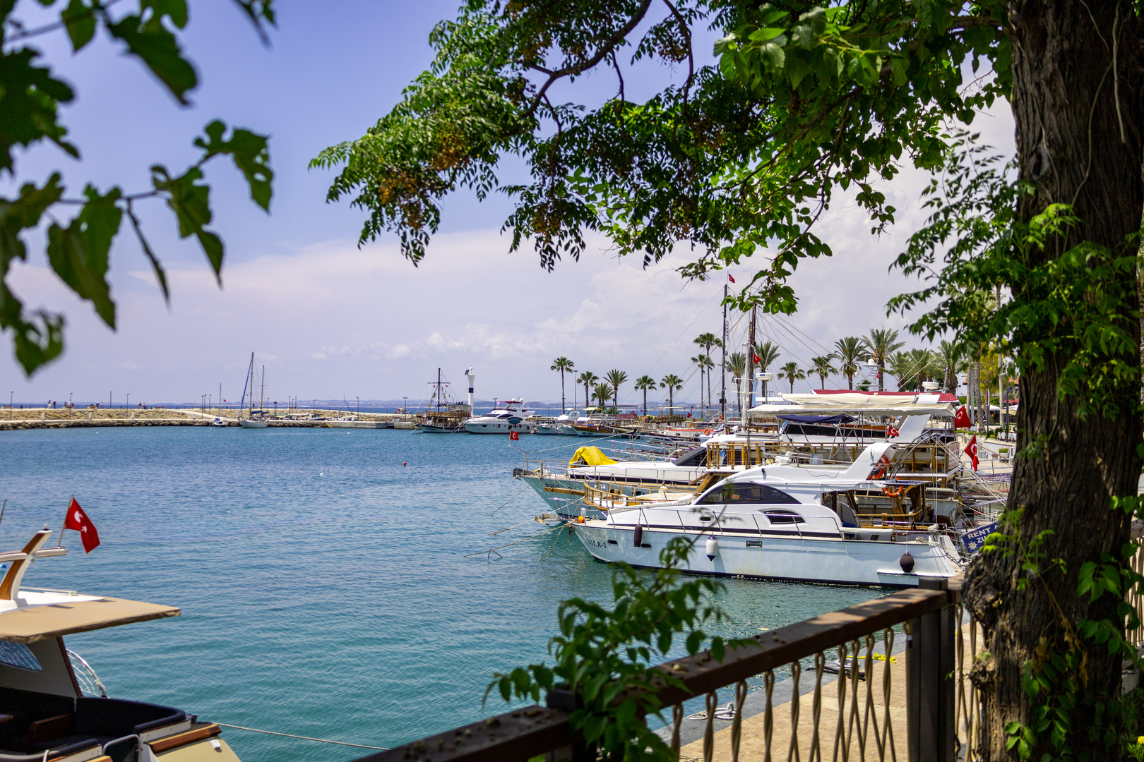 Hafen in Side Türkei