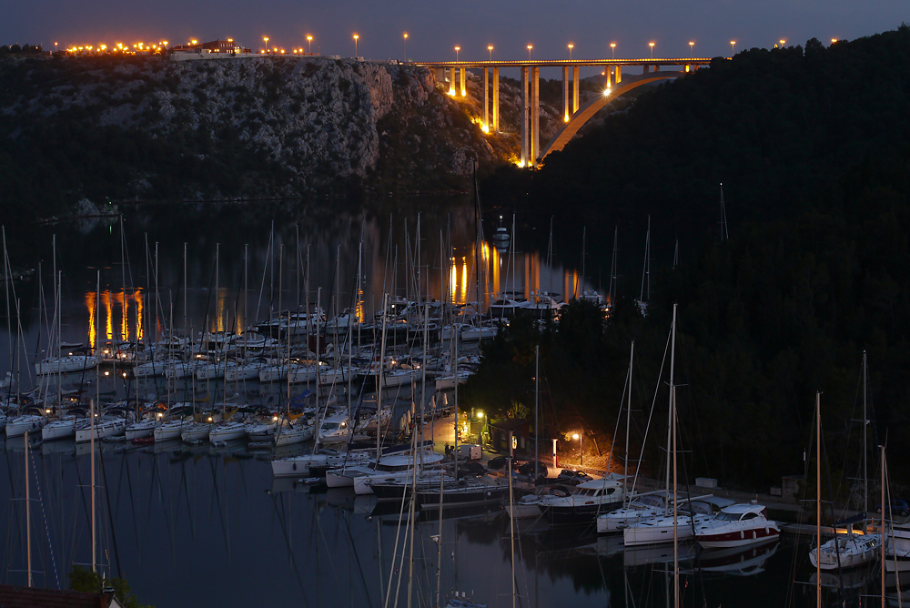 Hafen in Skradin