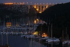 Hafen in Skradin