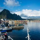 Hafen in Svolvær auf den Lofoten