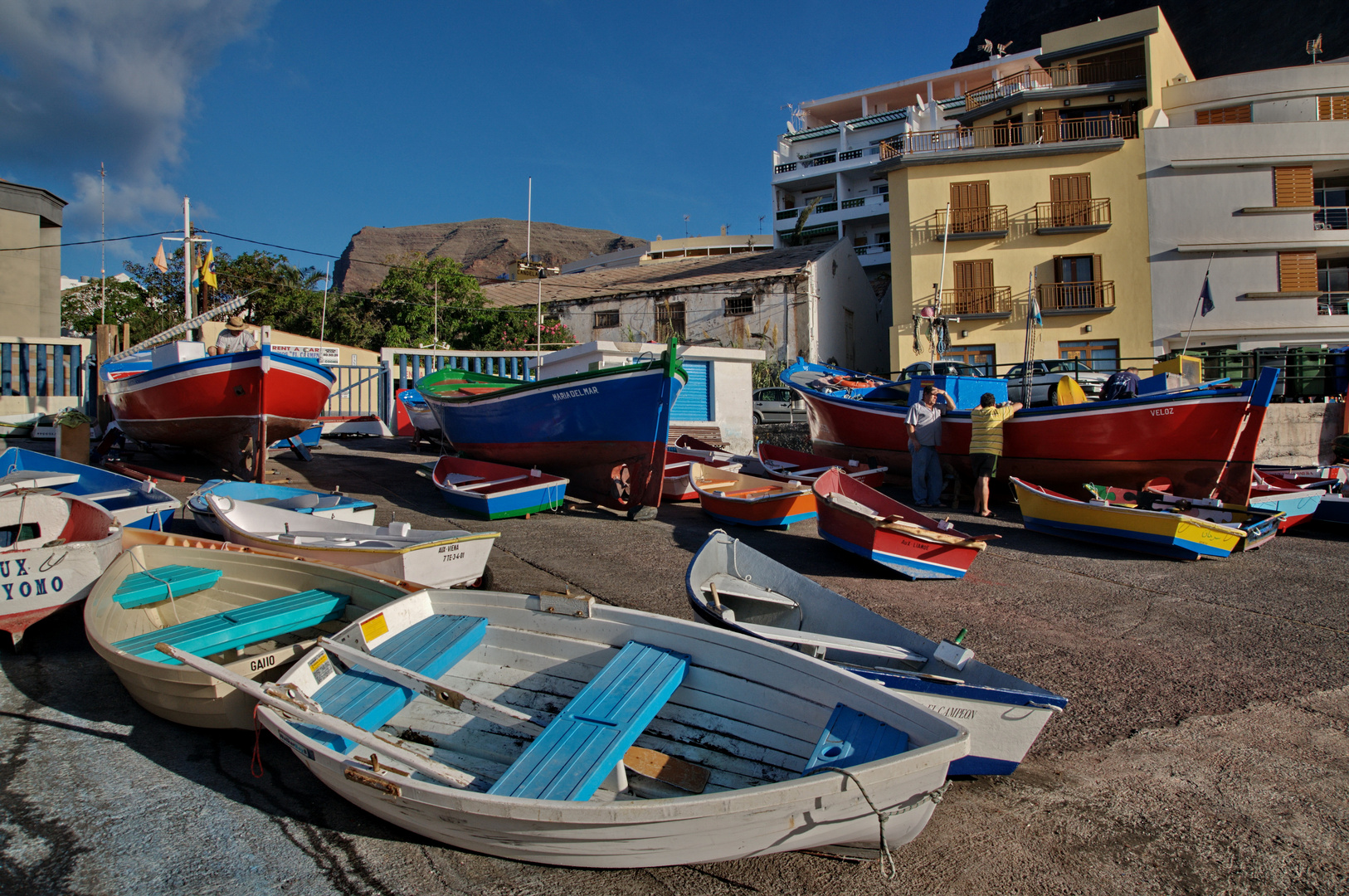 Hafen in Vueltas