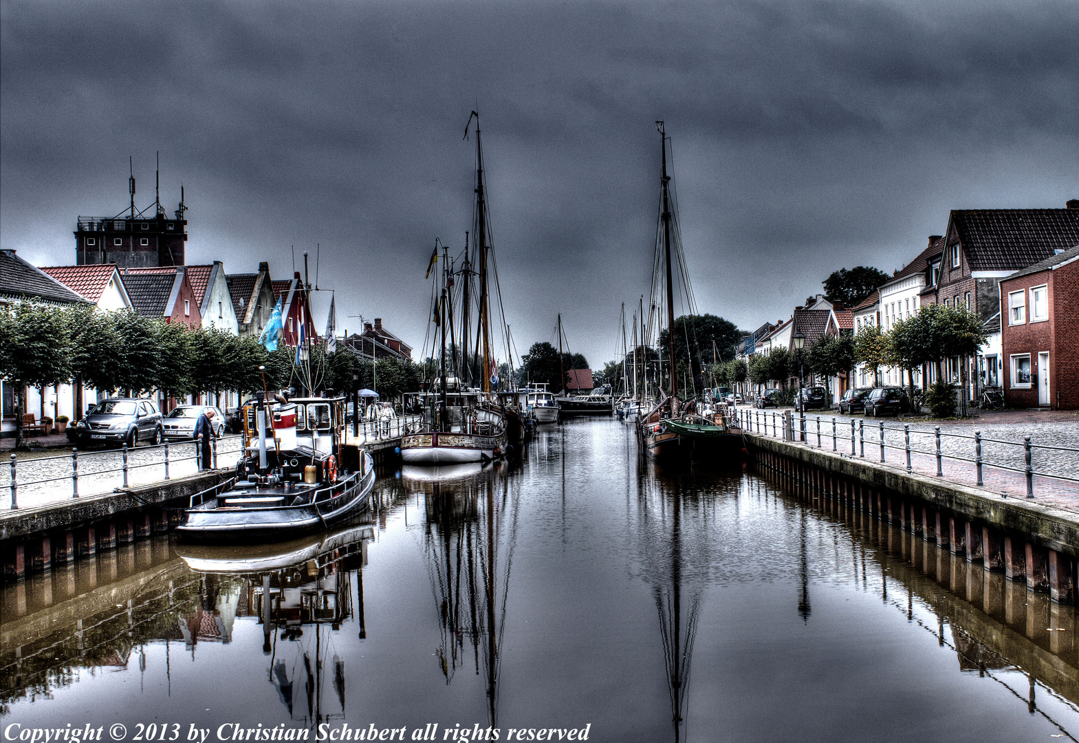 Hafen in Weener (Ostfriesland)