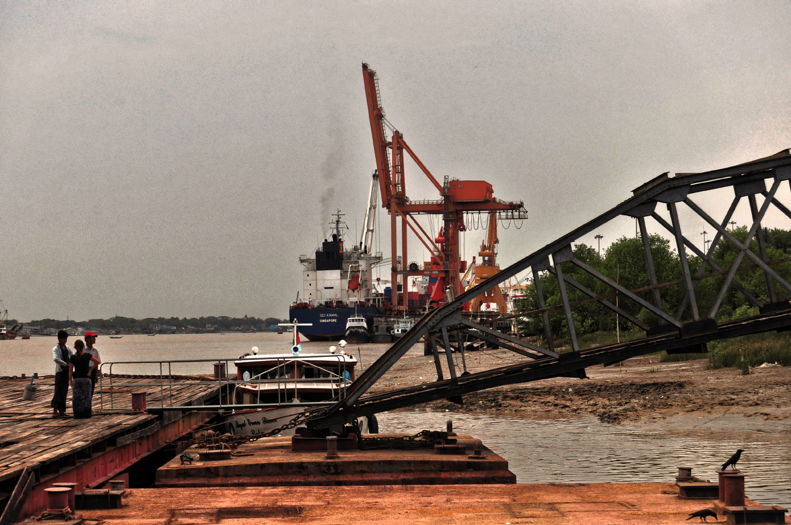 Hafen in Yangon I