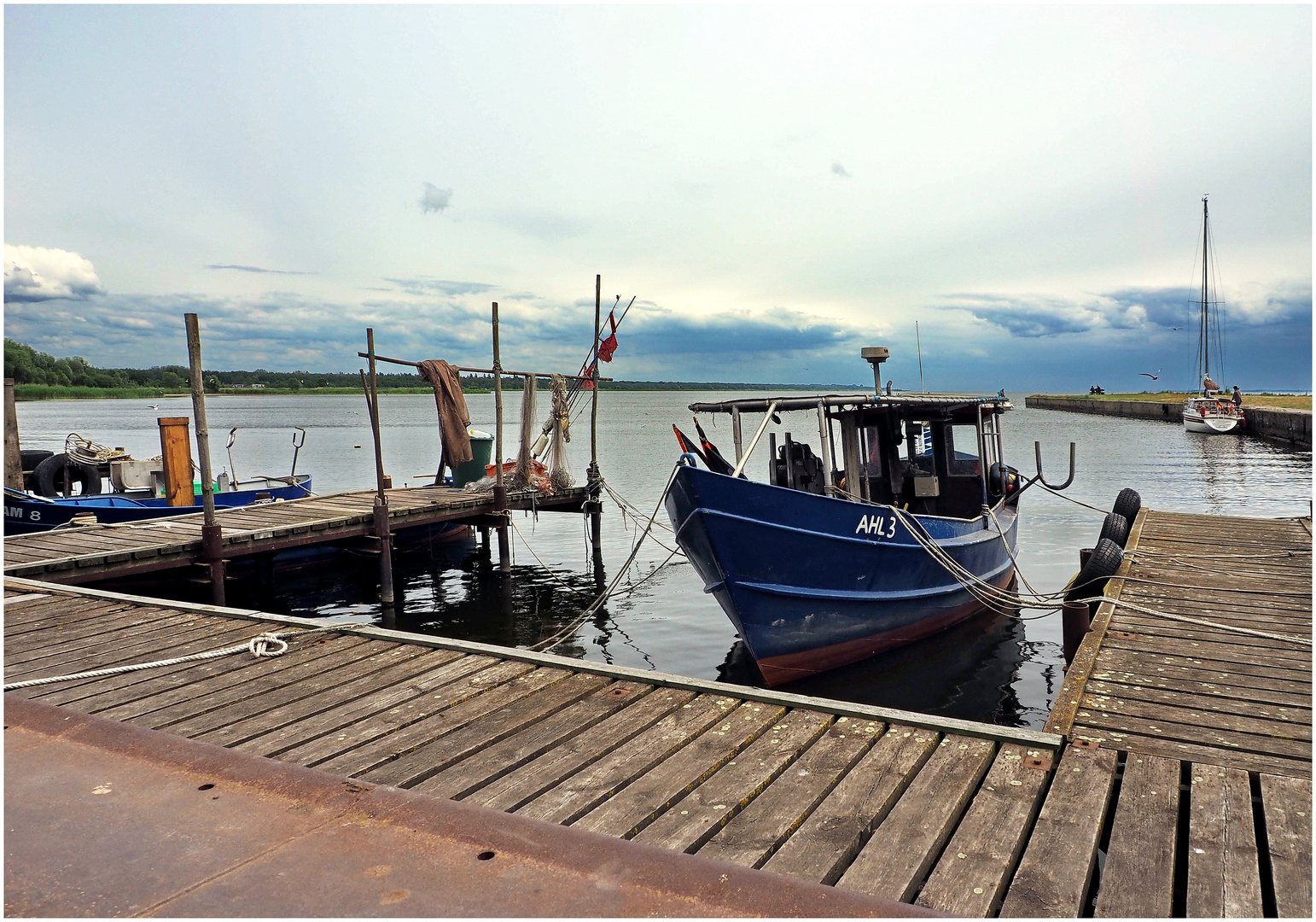 Hafen Kaminke am Achterwasser