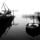 Hafen Köln Niehl im Dezember