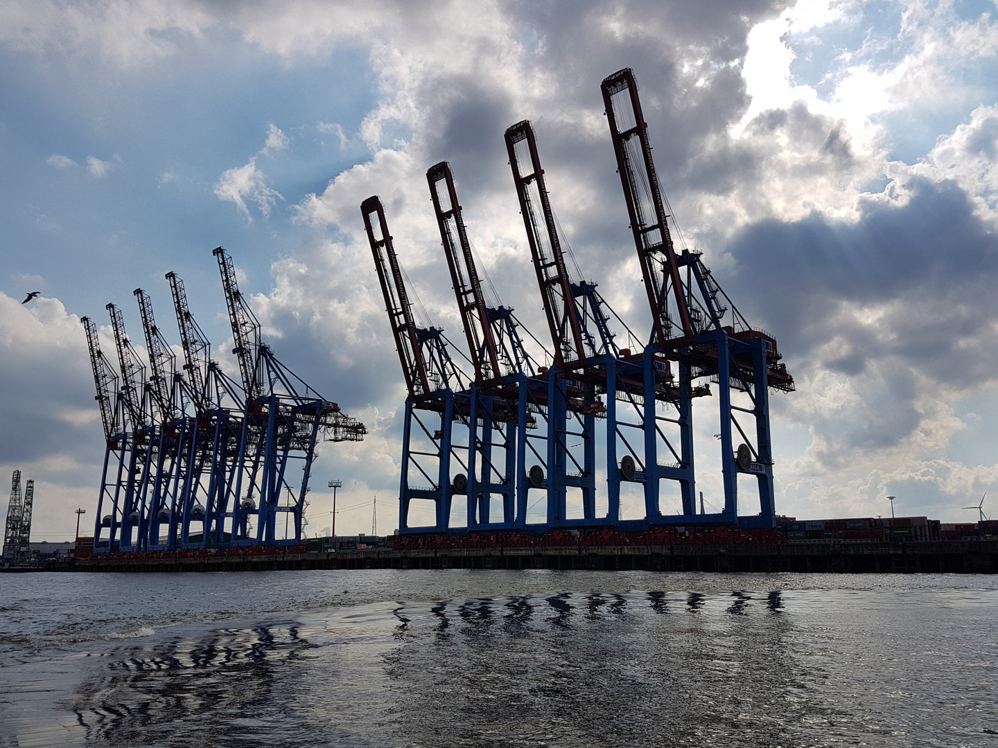 Hafen Kran Hamburg