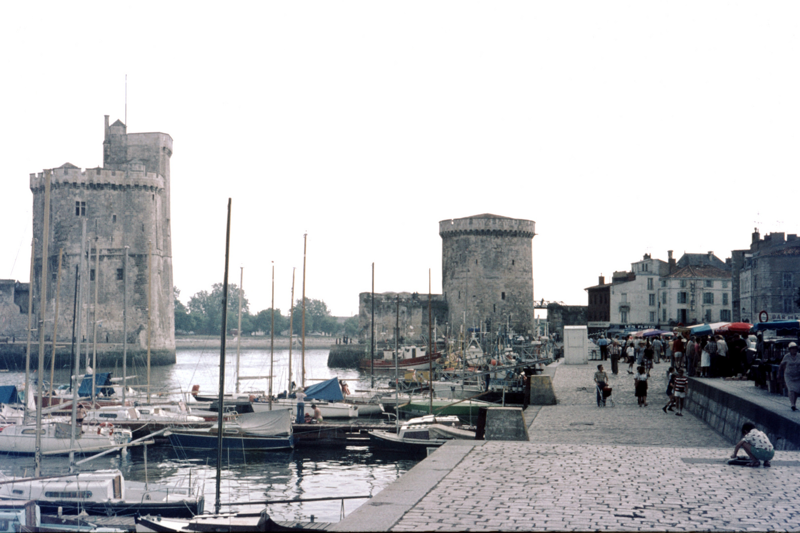 Hafen La Rochelle 1976, Scan vom Dia