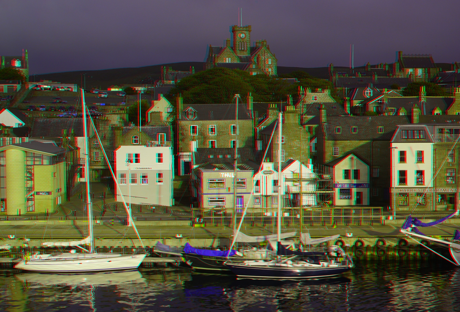 Hafen Lervick -Shetland (3D- ANA   b 50cm)