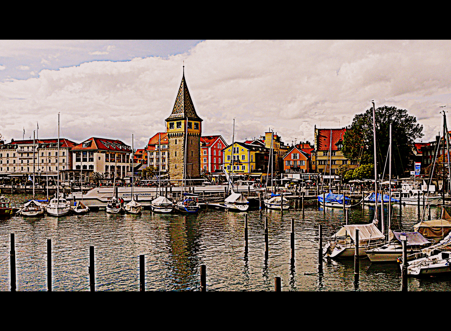 Hafen Lindau wie gemalt