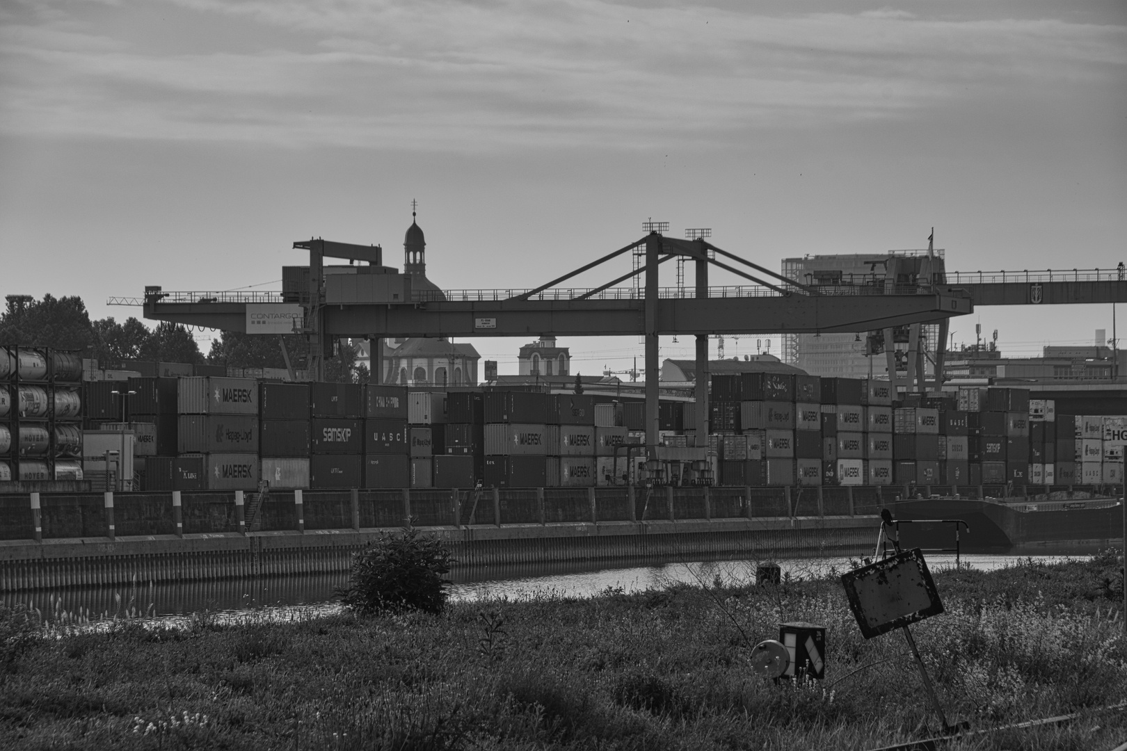 Hafen Mannheim Container