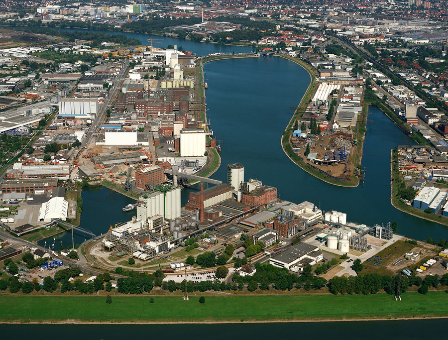 hafen mannheim, luftbild Foto & Bild techniken, aufnahmetechniken