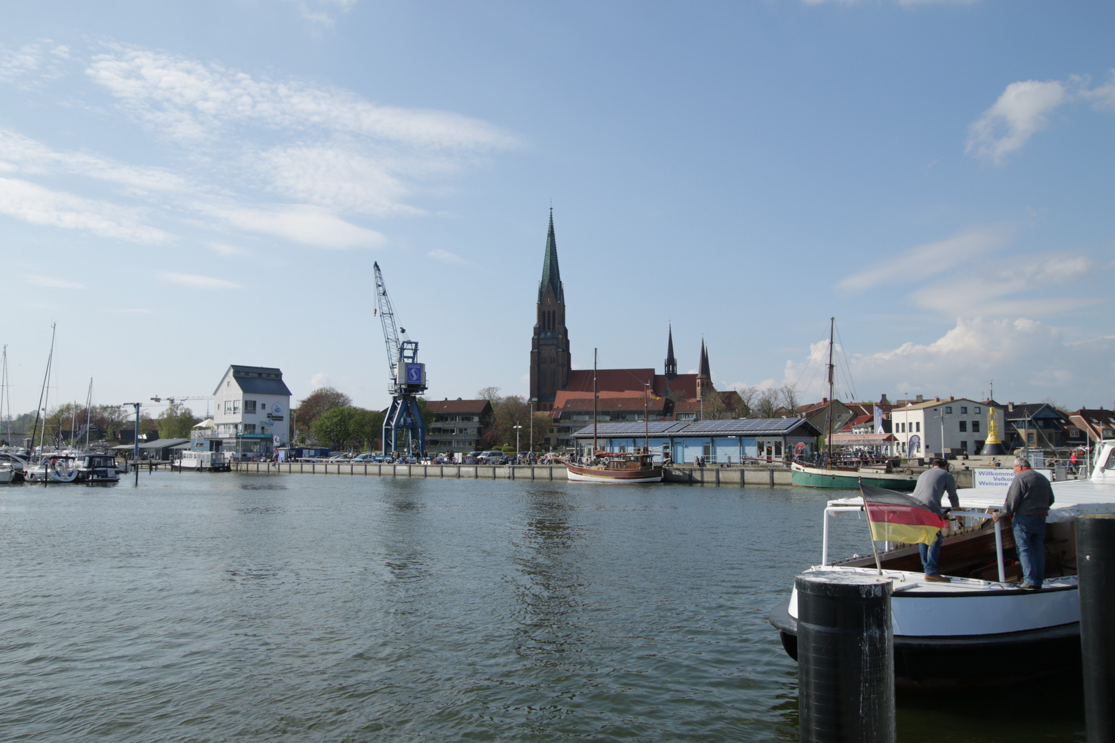 Hafen mit Schleswiger Dom